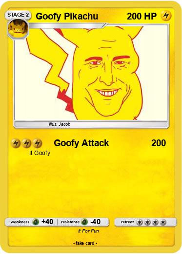 Pokemon Goofy Pikachu