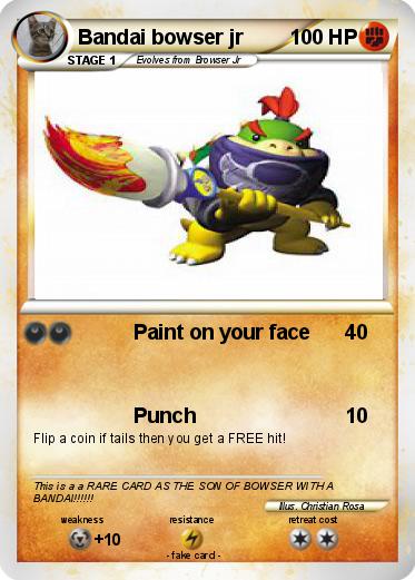 Pokemon Bandai bowser jr