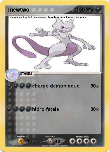 Pokemon mewtwo