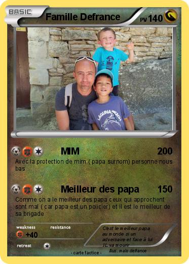 Pokemon Famille Defrance