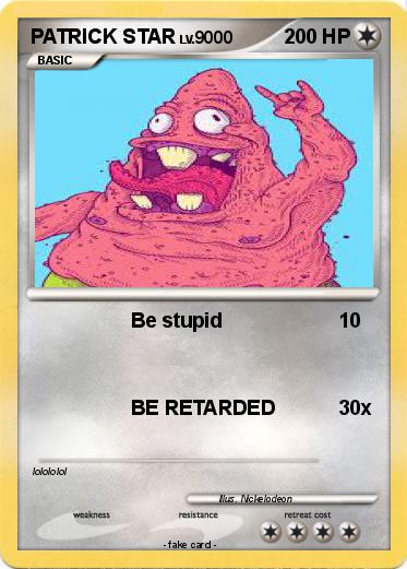 Pokemon PATRICK STAR