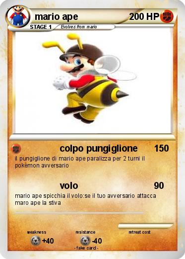 Pokemon mario ape