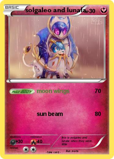 Pokemon solgaleo and lunala