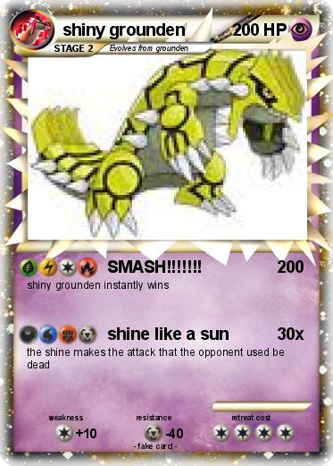 Pokemon shiny grounden