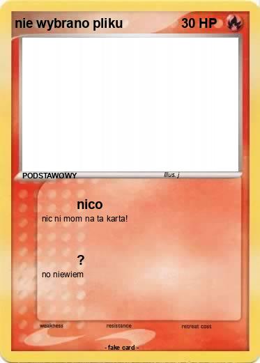 Pokemon nie wybrano pliku