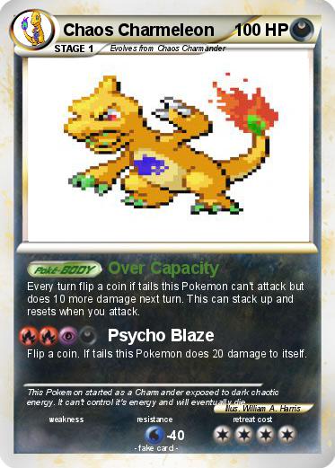 Pokemon Chaos Charmeleon