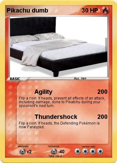 Pokemon Pikachu dumb