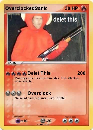 Pokemon OverclockedSanic