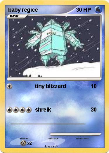Pokemon baby regice