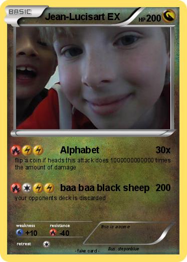 Pokemon Jean-Lucisart EX