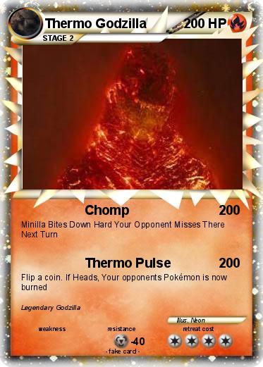 Pokemon Thermo Godzilla