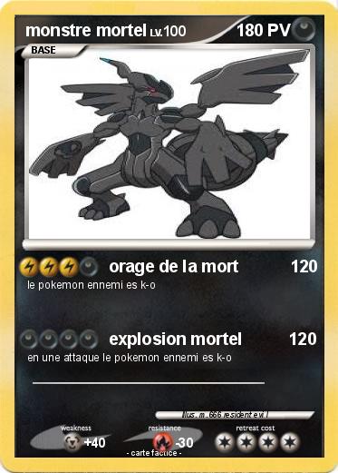 Pokemon monstre mortel