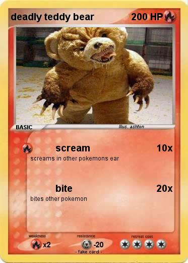 Pokemon deadly teddy bear