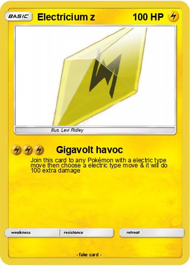 Pokemon Electricium z