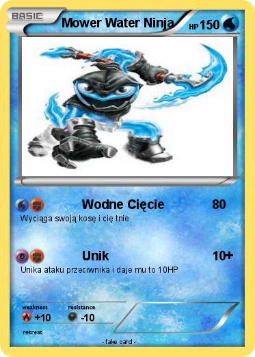 Pokemon Mower Water Ninja