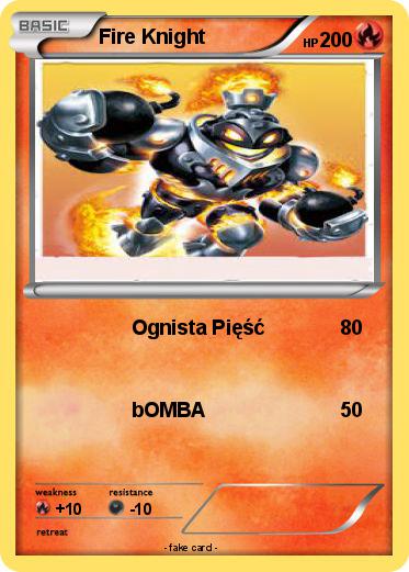 Pokemon Fire Knight