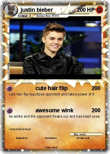 Pokemon justin bieber