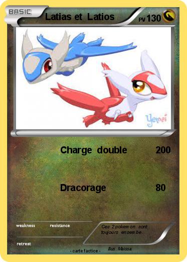 Pokemon Latias et  Latios