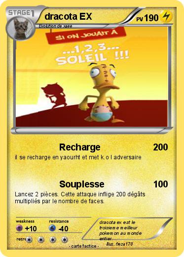 Pokemon dracota EX
