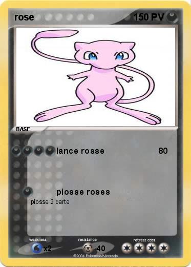 Pokemon rose