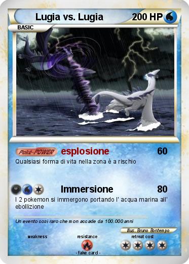 Pokemon Lugia vs. Lugia