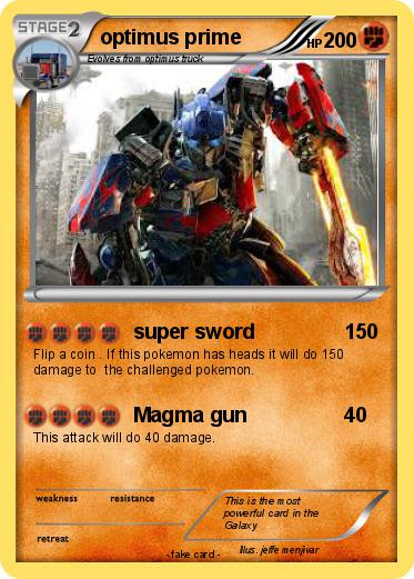 Pokemon optimus prime