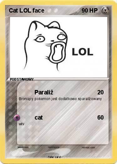 Pokemon Cat LOL face