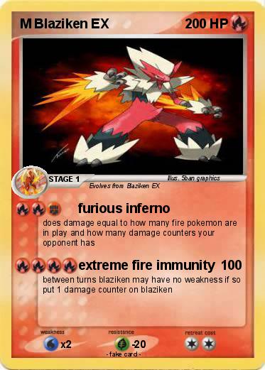 Pokemon M Blaziken EX