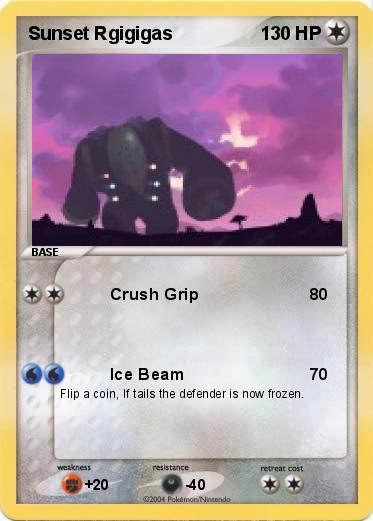 Pokemon Sunset Rgigigas