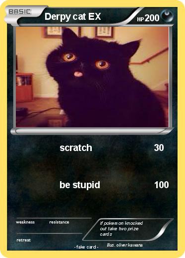 Pokemon Derpy cat EX