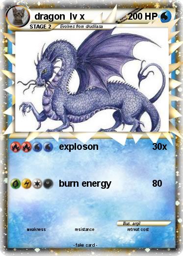 Pokemon dragon  lv x