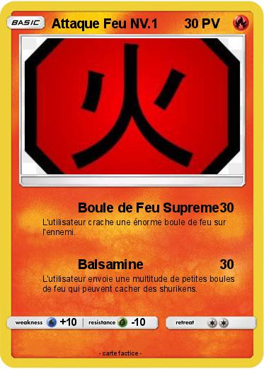 Pokemon Attaque Feu NV.1