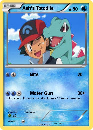 Pokemon Ash's Totodile