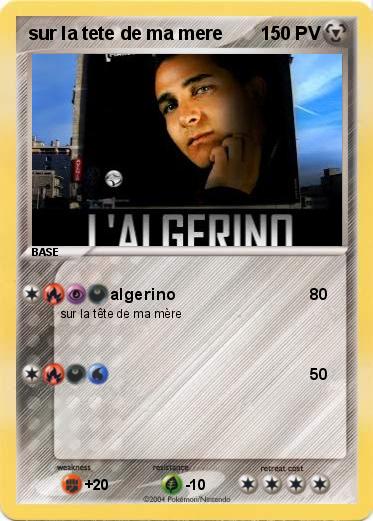 Pokemon sur la tete de ma mere