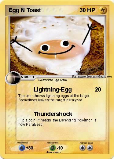 Pokemon Egg N Toast