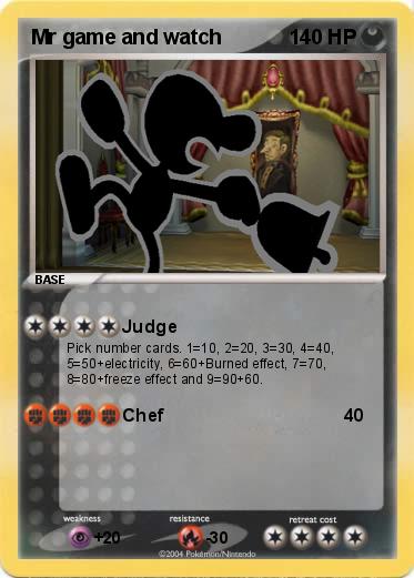 Pokemon Mr game and watch