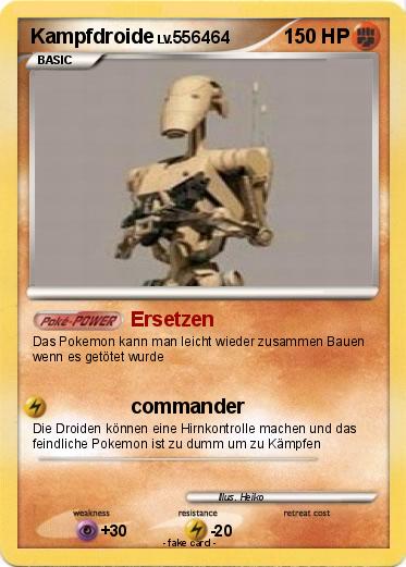 Pokemon Kampfdroide