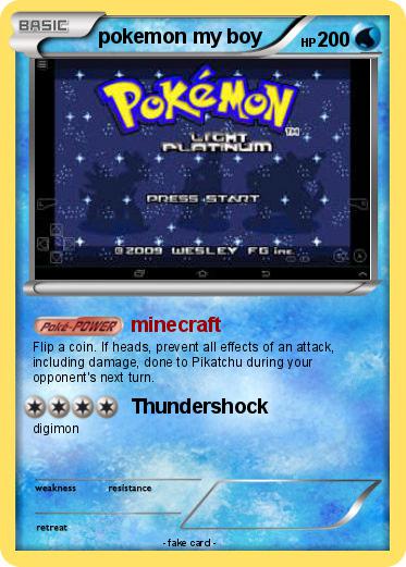 Pokemon pokemon my boy