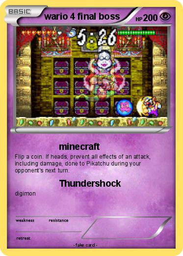 Pokemon wario 4 final boss