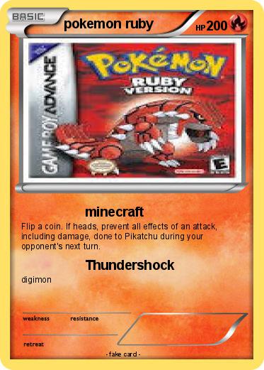Pokemon pokemon ruby