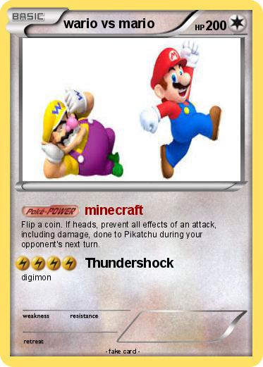 Pokemon wario vs mario