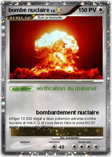 Pokemon bombe nuclaire