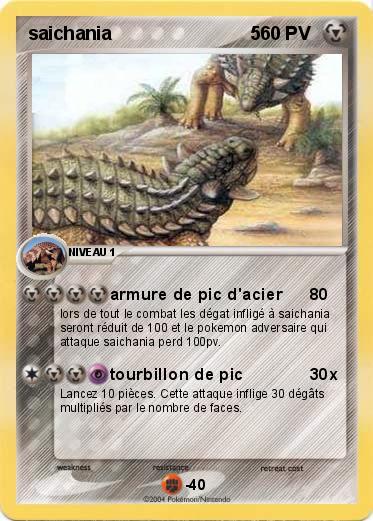 Pokemon saichania                           5
