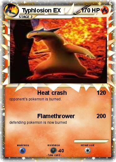 Pokemon Typhlosion EX