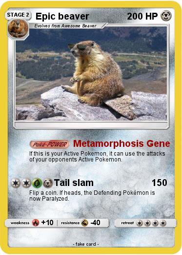 Pokemon Epic beaver