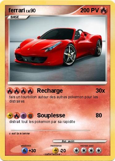 Pokemon ferrari