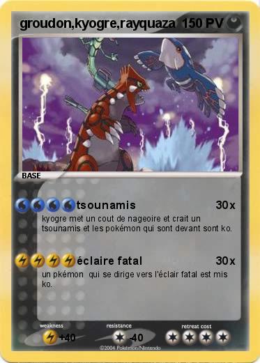 Pokemon groudon,kyogre,rayquaza