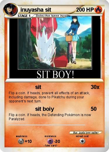 Pokemon inuyasha sit