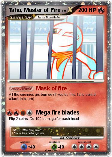 Pokemon Tahu, Master of Fire