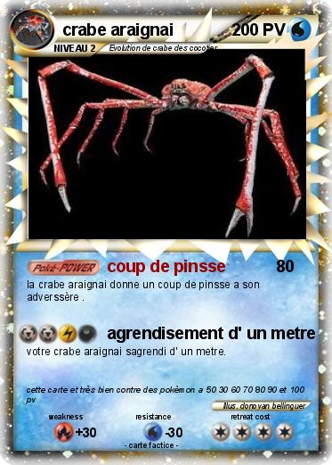 Pokemon crabe araignai